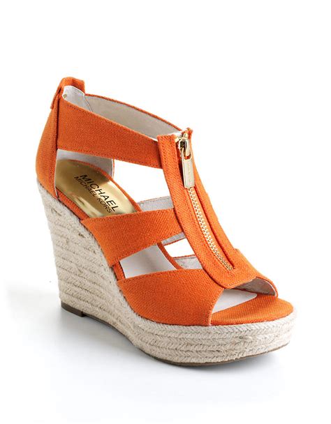 michael kors orange shoes|michael kors shoe sale.